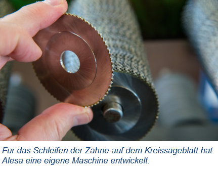 KOLLMORGEN Alesa Zähne Kreissägeblatt